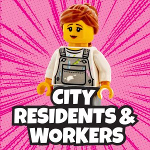 CITY MINIFIGURES - RESIDENTS & WORKERS