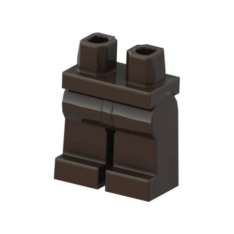 TLG_LEGO_MINIFIGURE_LEGS_PLAIN_DARK_BROWN